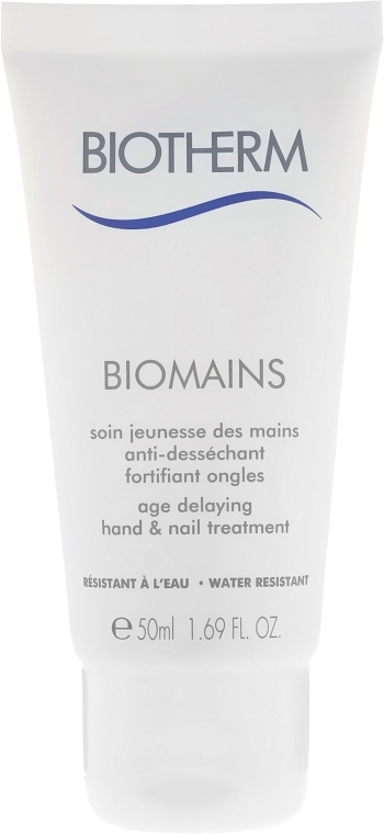 Biotherm Biomains Age Delaying Hand & Nail Treatment Cremă de mâini