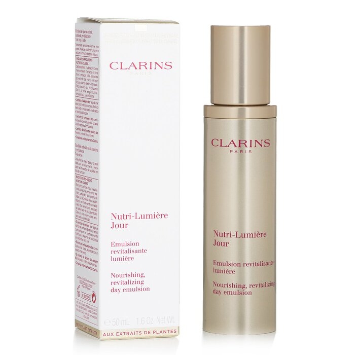 CLARINS Nutri-Lumière Emulsie hrănitoare anti-îmbătrânire în timpul zilei, care conferă strălucire p