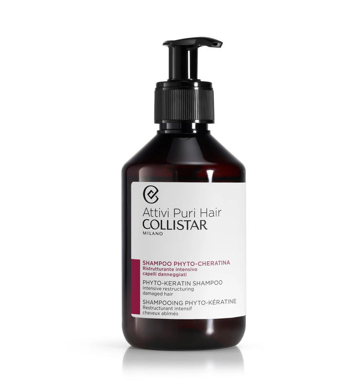 COLLISTAR Attivi Puri Hair Shampoo Phyto Cheratina Șampon intensiv restructurant pentru păr