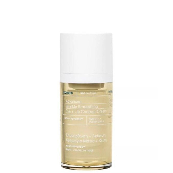 KORRES White Pine Advanced Wrinkle Smoothing Eye + Lip Contour Cream Cremă pentru ochilor și buze