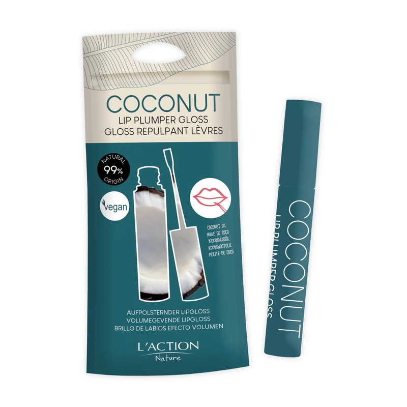 L'ACTION Lip Plumper Gloss Coconut Luciu de buze cu efect de mărire