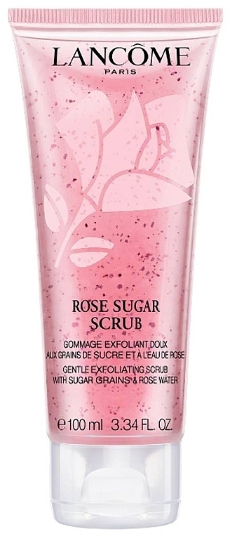LANCOME Exfoliating Rose Sugar Scrub Exfoliant cu granule de zahăr și apă de trandafir