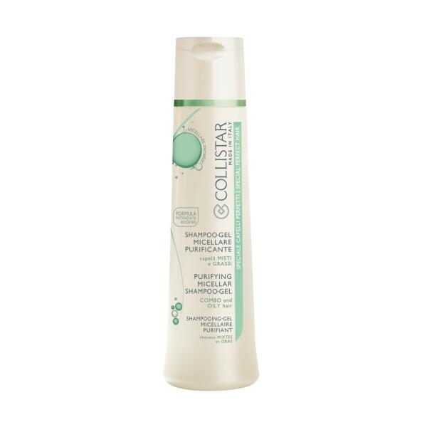 Collistar Purificante Equilibrante Șampon-gel de curățare sebo-regulator