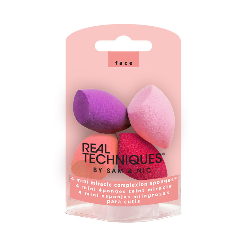 Real Techniques Mini Miracle Sponge Set - 4 Pieces