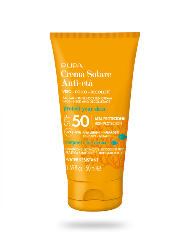 PUPA Anti-Aging Sunscreen Cream SPF 50 Cremă de protecție solară pentru față