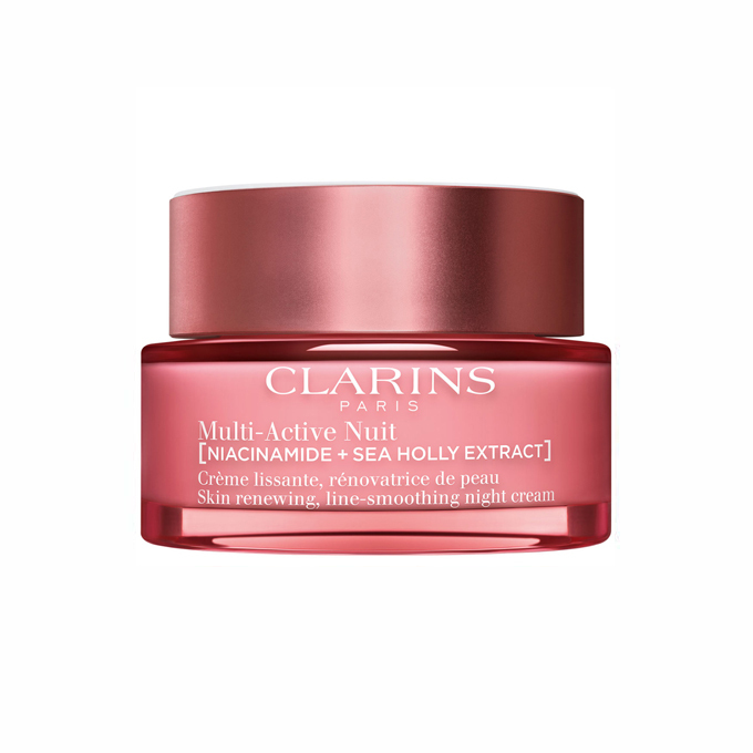 CLARINS Multi-Active Niacinamide+Sea Holly Extract Crema de noapte pentru ten uscat