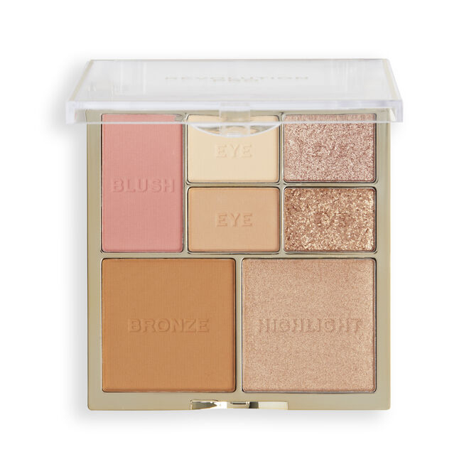 Makeup Revolution Pro Iconic Eye & Cheek Palette Light/Medium Paletă pentru contouring