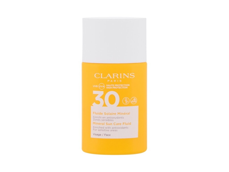 CLARINS Sun Face Mineral Fluid Fluid de protecție solară pentru fata SPF 30