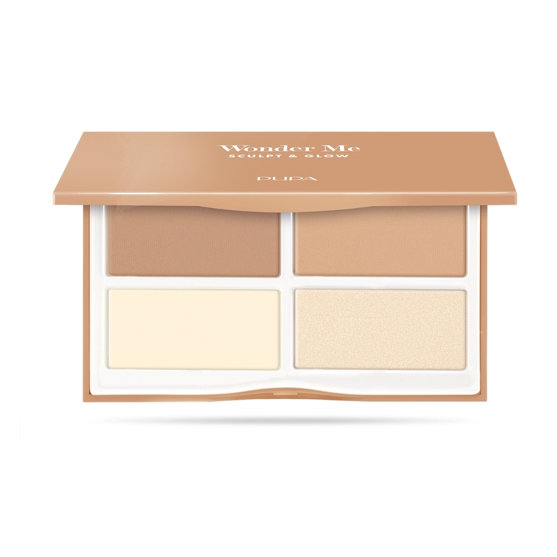 Paletă pentru conturarea și iluminarea feței Pupa Wonder Me Sculpt & Glow