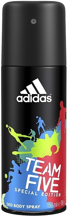 Deodorant-antiperspirant spray Adidas Team Five.