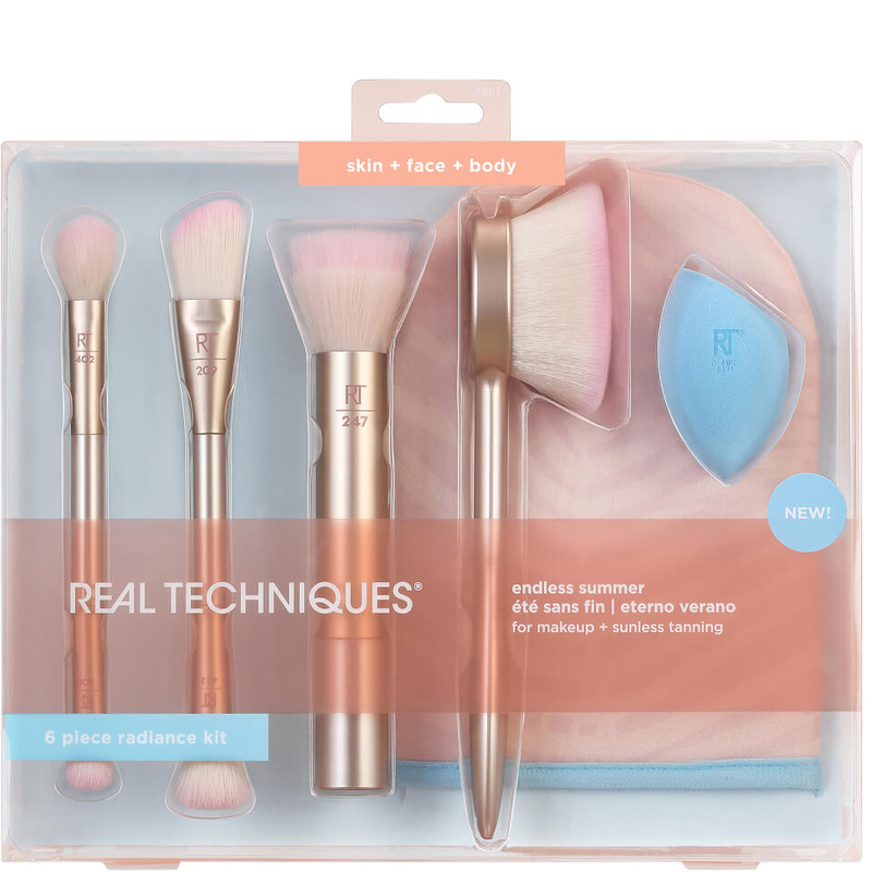Real Techniques Endless Summer Glow Brush Set Set pensule de machiaj