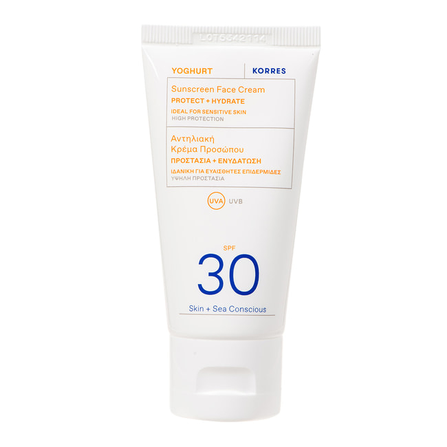KORRES Yoghurt Sunscreen Face Cream SPF 30 Cremă de față cu protecție solară SPF 30