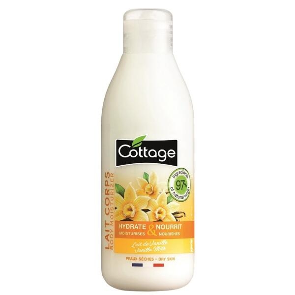 COTTAGE BODY MOISTURIZER VANILLA MILK Laptisor pentru corp