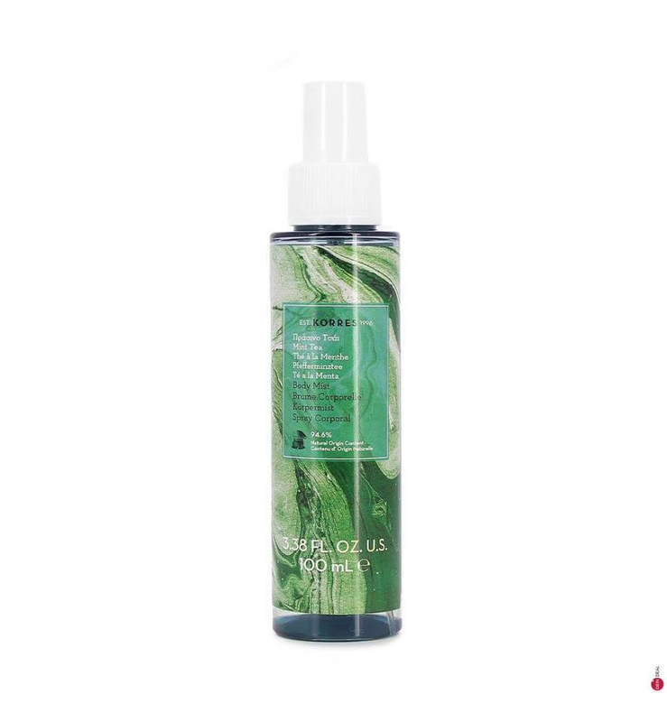 KORRES Mint Tea Body Mist Mist pentru corp "Ceai de mentă"