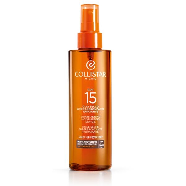 COLLISTAR SUPERTANNING DRY OIL, SPF 15 ULEI USCAT PENTRU TENNARE INTENSIVĂ