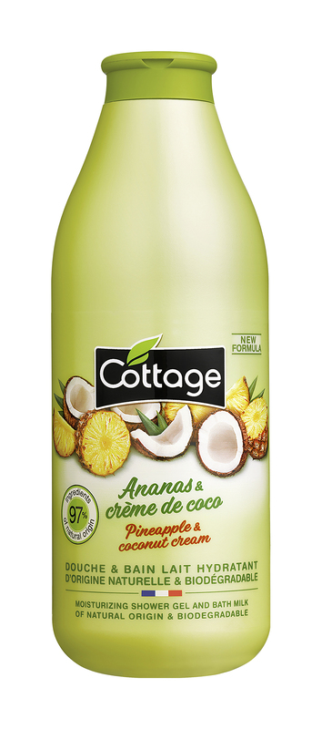 PINEAPPLE&COCONUT SHOWER GEL AND BATH MILK LAPTISOR PENTRU DUS
