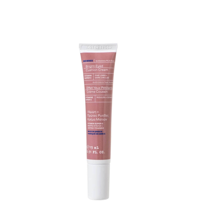 KORRES Wild Rose Bright - Eye Cushion Cream Crema de ochi cu trandafir salbatic