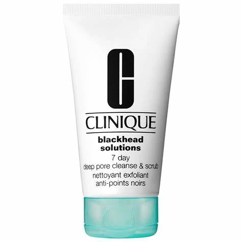 CLINIQUE BLACKHEAD SOLUTIONS 7 DAY DEEP PORE CLEANSE & SCRUB Scrub pentru față