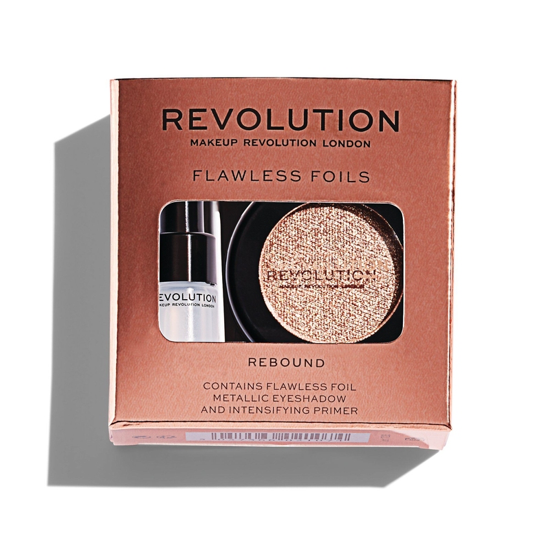 Makeup Revolution Set Flawless Foils - Overcome Одинарные тени для век _ База