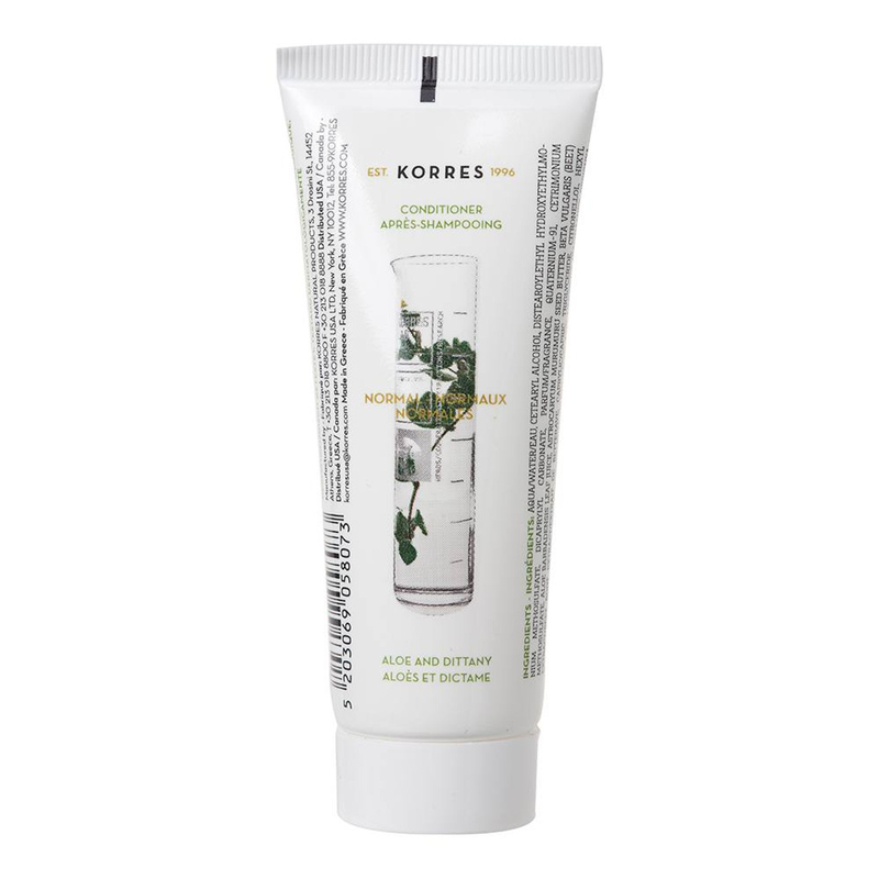 KORRES Conditioner Aloe & Ditanny Balsam pentru par normal