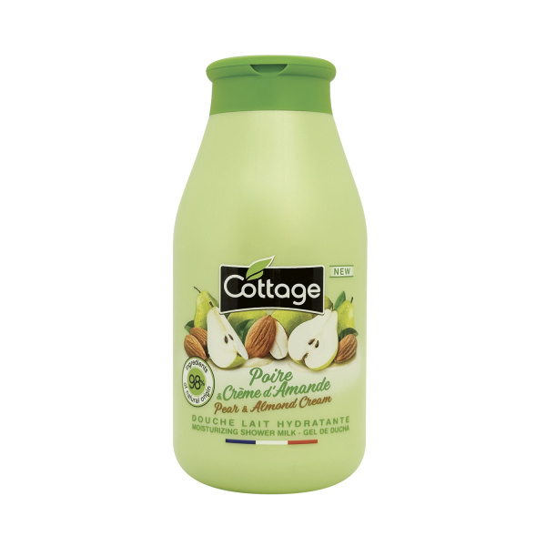 COTTAGE Shower Milk – Organic Pear and Organic Almond Cream Gel de duș