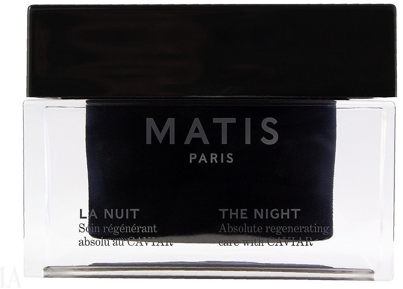 MATIS CAVIAR NIGHT CREAM CREAM Cremă de noapte îngrijire anti-îmbătrânire cu extract de caviar negru