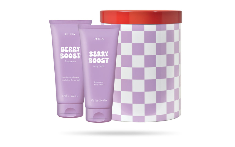 PUPA Happy Box Kit Berry Boost Set (Shower gel 200 ml + Body lotion 200 ml)