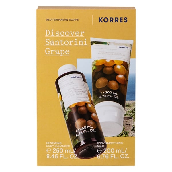 KORRES Set Santorini Grape Shower Gel & Body Milk Set de îngrijirea corpului