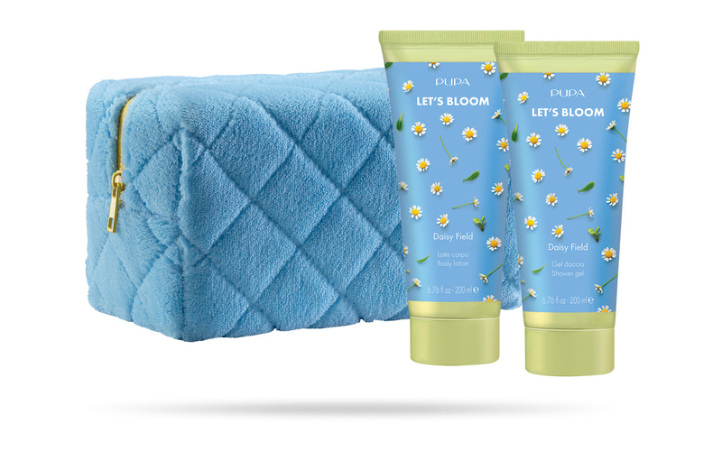 PUPA Let's Bloom Kit Daisy Field Set (Gel de duș 200 ml + Lapte de corp 200 ml)