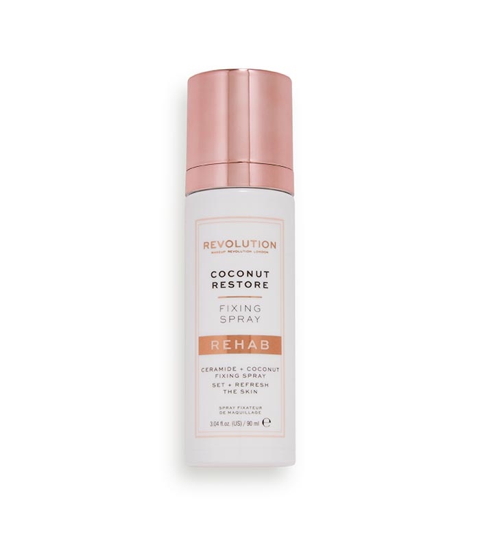 Makeup Revolution Rehab Coconut Restore Fixing Spray Fixator pentru machiaj