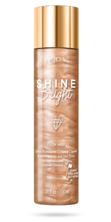 PUPA Shine Bright Glow Mist Spray pentru corp