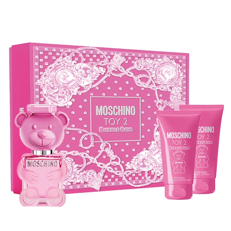 MOSCHINO Toy 2 Bubble Gum Gift Set (EDT 50 ml+Shower Gel 50 ml+Body Lotion 50 ml)