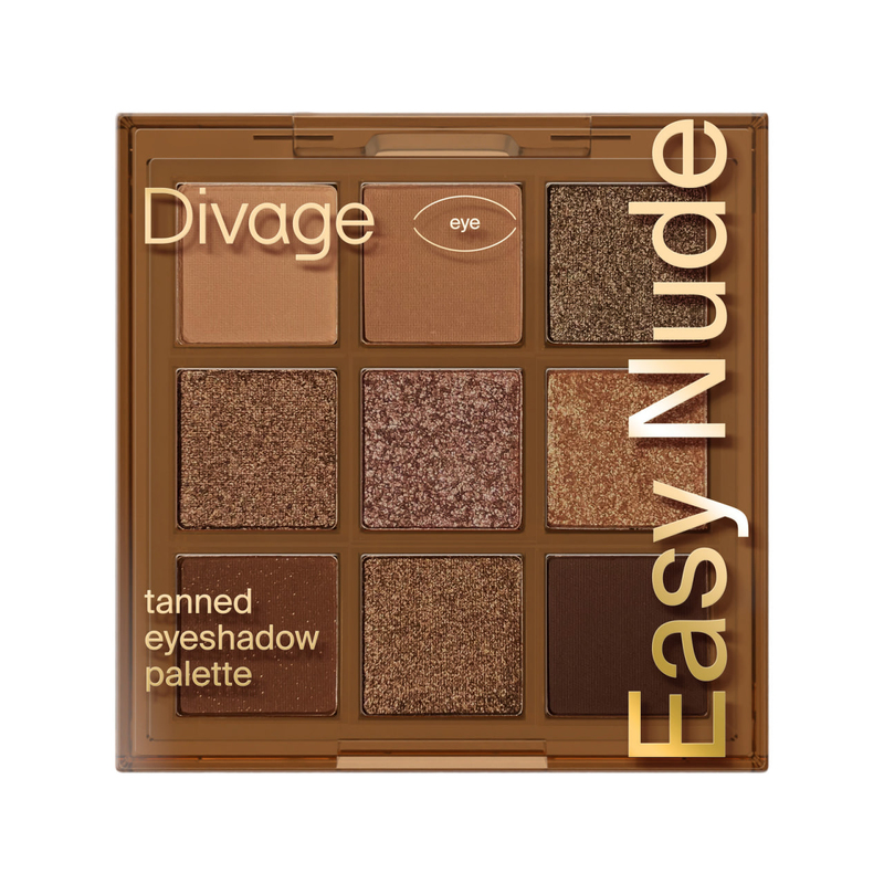Divage Eyeshadow Palette Easy Nude Tanned Paletă de farduri pentru pleoape