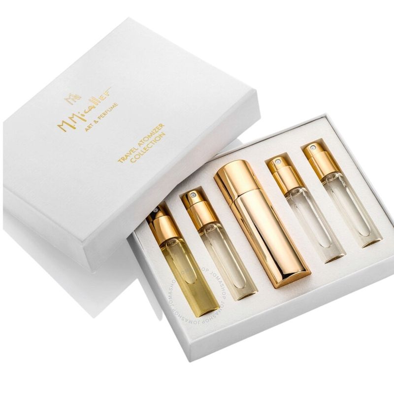 M.MICALLEF Travel Atomizer Gold Nectar Gift Set Набор ароматов