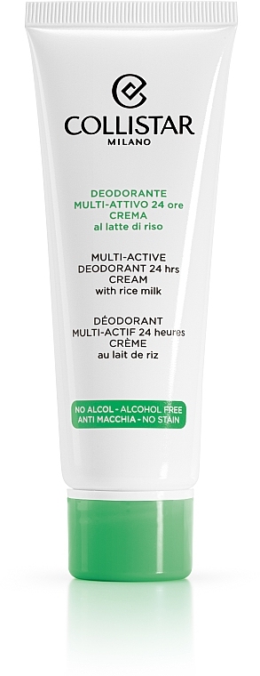 COLLISTAR Multi-Active Deodorant 24h Cream Deodorant