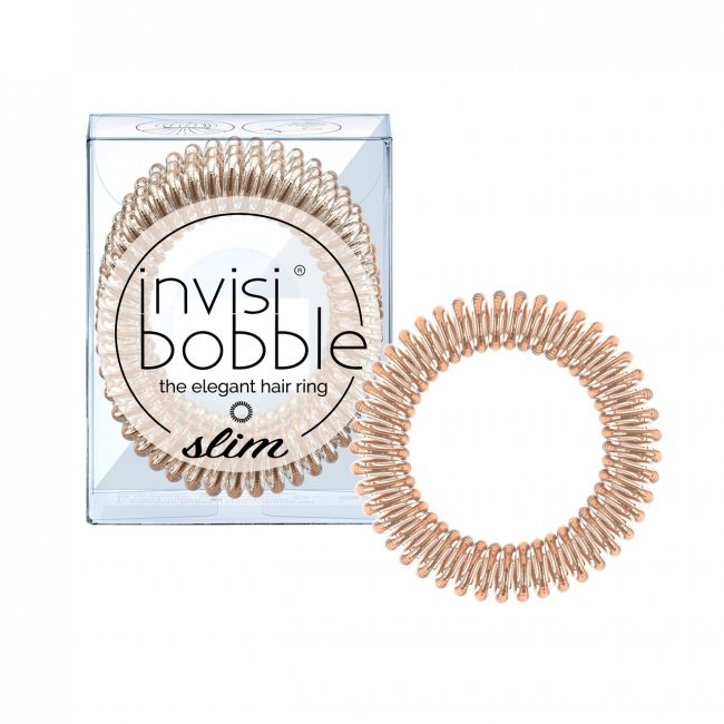 Elastic de păr Invisibobble Slim Bronze Me Pretty