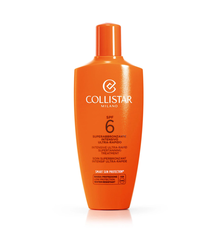 Collistar Ultra Rapid Supertanning Treatment SPF 6 Loțiune autobronzantă pentru față