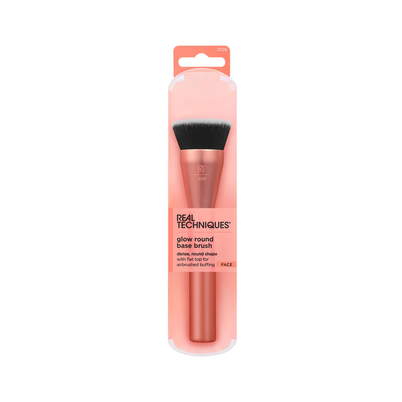 Real Techniques Glow Round Base Makeup Brush Pensulă pentru fond de ten