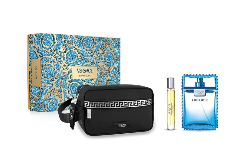 VERSACE Man Eau Fraiche Set (EDT 100ml+EDT 10ml+Cosmetic Bag)