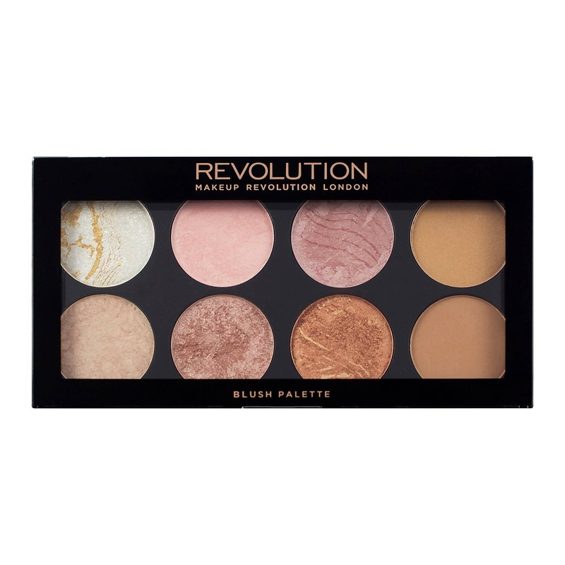 Makeup Revolution Ultra Blush Palette Golden Sugar Paleta de blushuri si highlighters