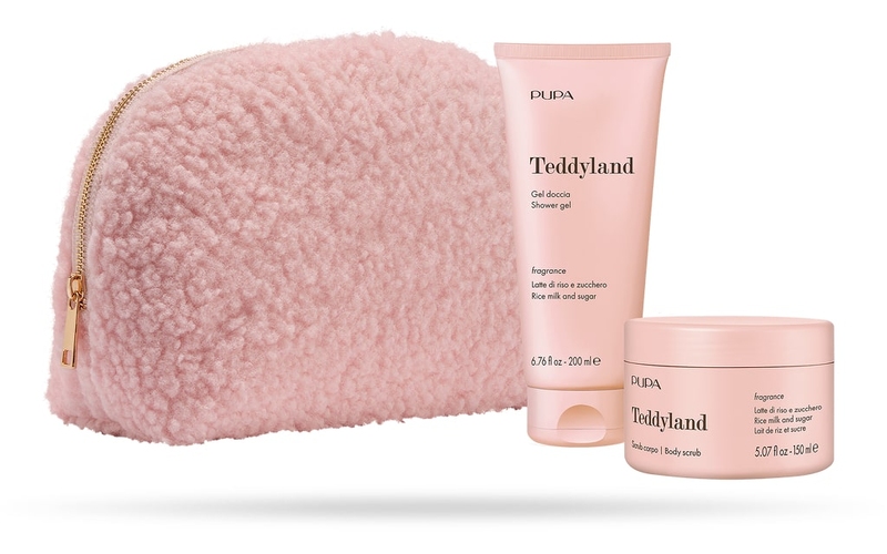 PUPA Teddyland - Kit 1 Rice Milk & Sugar Набор: Скраб для тела и Гель для душа
