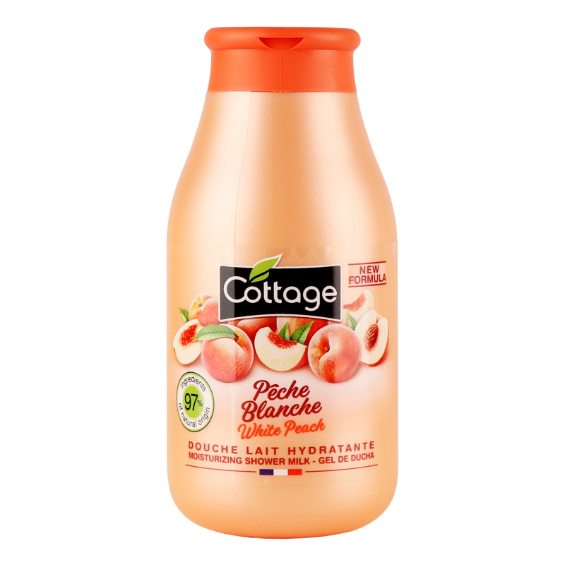 COTTAGE White Peach Cremă-gel de duș