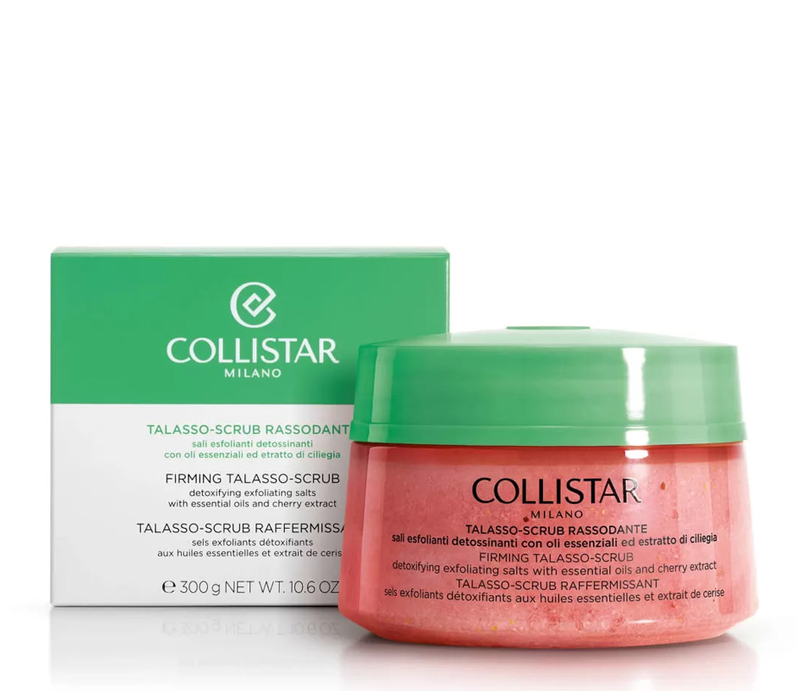 COLLISTAR FIRMING TALASSO SCRUB SCRUB CARE SE CONSOLIDEAZĂ CU EXTRACT DE VIȘINE