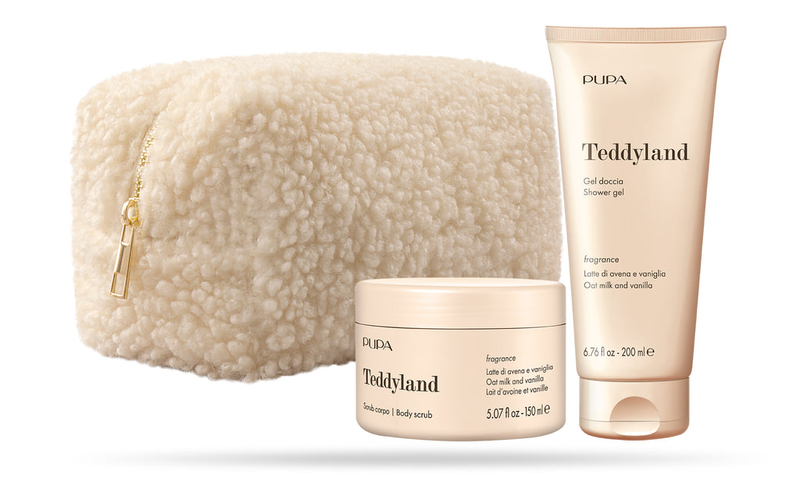 PUPA SetTeddyland Oat Milk And Vanila (Body Butter 150ml + Shower gel 200ml + bag)