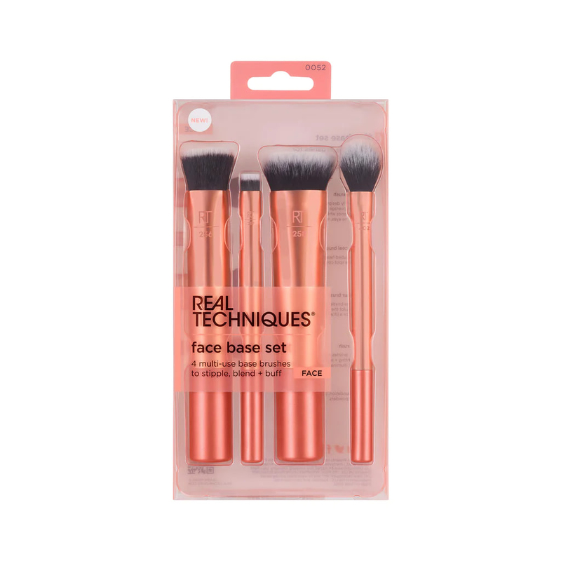 Real Techniques Face Base Makeup Brush Kit 4 pc