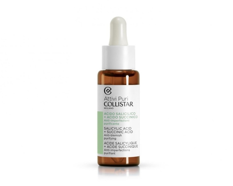 COLLISTAR Attivi Puri Salicylic Acid + Succinic Acid Ser de față cu acid salicilic și succinic