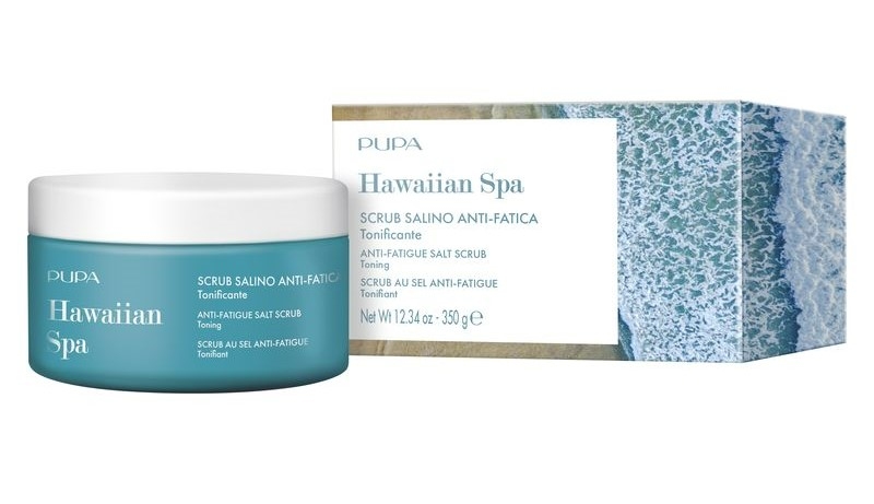 Pupa Hawaiian Spa Anti-Fatigue Salt Scrub pentru corp, cu efect revitalizant