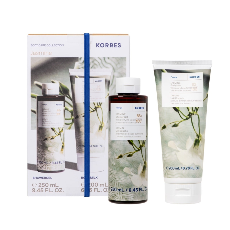 Korres Jasmine set pentru corp (gel de duș + lapte de corp)