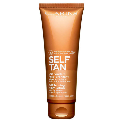 CLARINS Lait Fondant Auto-Bronzant Laptele de bronzat pentru față și corp