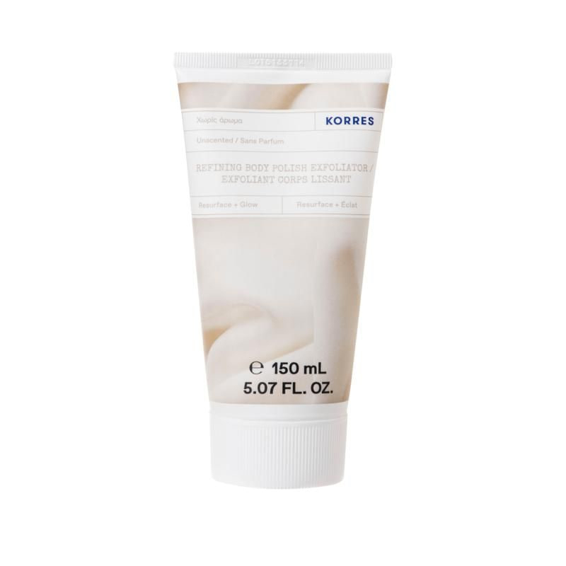 KORRES Refining Body Polish Exfoliator Unscented Scrub de corp